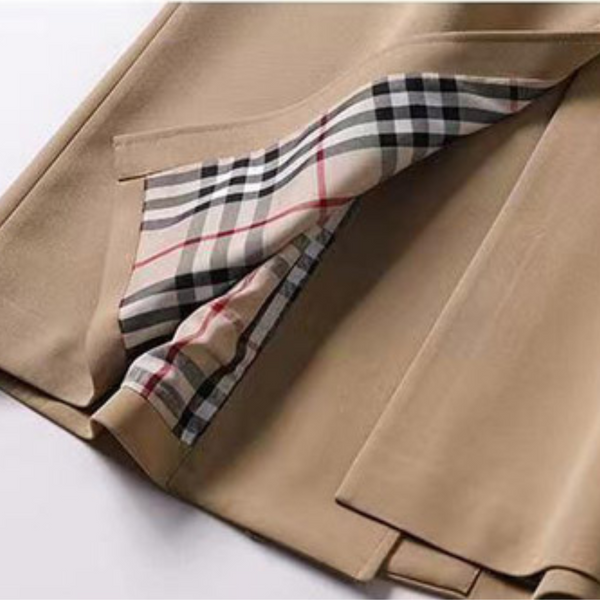 LAURA- Elegante gabardina con cinturón