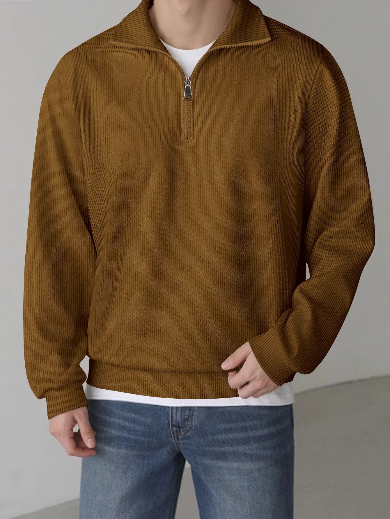 ERIC- Jersey elegante con ZIP