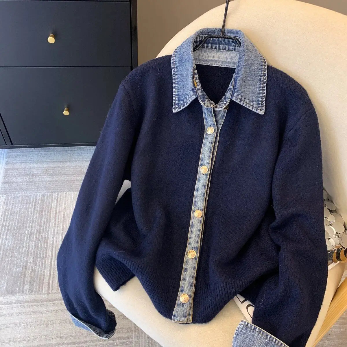 CARLOTA- Chaqueta moderna con botones